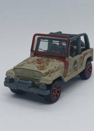 Машинка jeep wrangler matchbox mattel 2017
