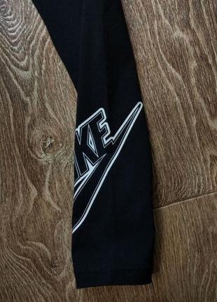 Черные женские спортивные лосины леггинсы штаны nike pro combat размер xs4 фото