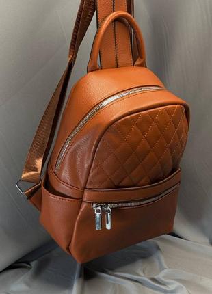 Рюкзак жіночий з екошкіри преміум якості5 фото