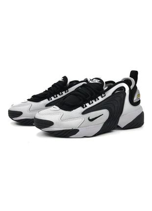 Nike zoom 2k black/white1 фото