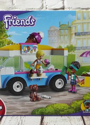 Конструктор lego friends фургон з морозивом 84 деталі (41715) ms