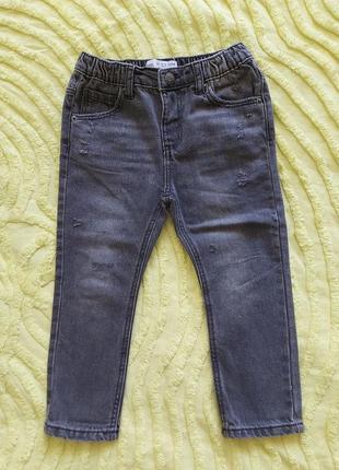 Темно-сірі джинси zara 3 роки