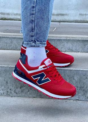 Кроссовки женские new balance 574 ‘red’