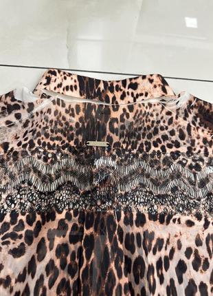 Блуза guess,рубашка леопардовая6 фото
