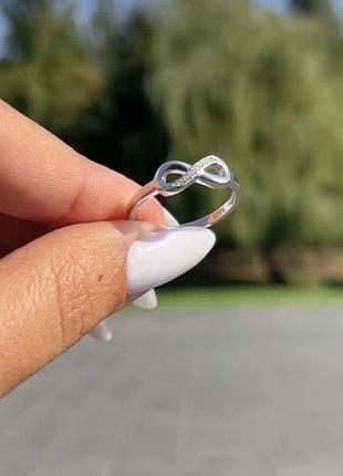Срібна каблучка  срібло 925 проби s925 перстень кільце колечко бескінечність