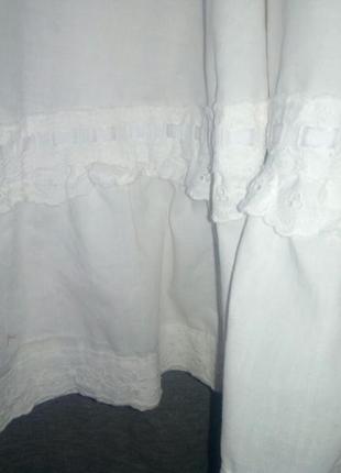 Белое платье с кружевом3 фото