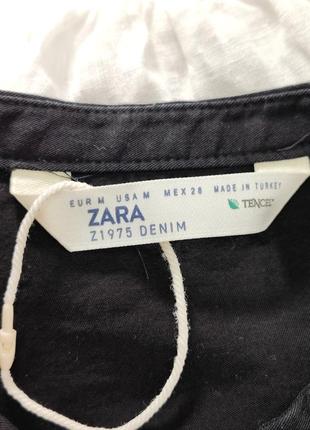 Стильна сукня, плаття оверсайз на ґудзиках, з кишенями zara оригінал.6 фото