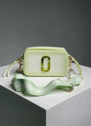 Жіноча сумка logo light green марк джейкобс салатова2 фото