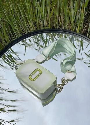 Жіноча сумка logo light green марк джейкобс салатова5 фото