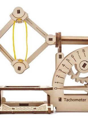 Механічна stem-модель «тахометр» дерев'яний конструктор ugears ms6 фото