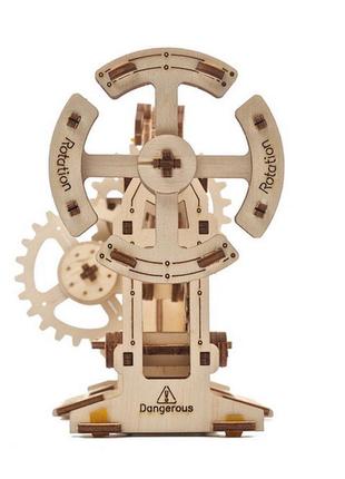 Механічна stem-модель «тахометр» дерев'яний конструктор ugears ms7 фото