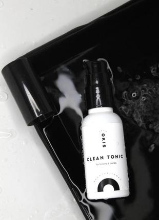 Тонік для очищення брів і вій clean tonic 30 мл okis brow2 фото