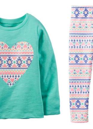 Комплект, набор carter's (картерс) реглан и лосины 3т