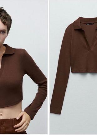 Кофтинка-поло від zara