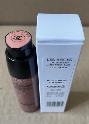 Chanel les beiges water-fresh blush ультралегкі флюїд-рум'яна, light peach, 20ml2 фото