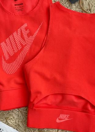 Очень стильный хлопковый топ от nike 🔥8 фото