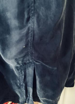 Плащ натуральный шёлк 3