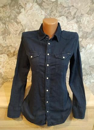 G-star raw жіноча джинсова сорочка розмір xs