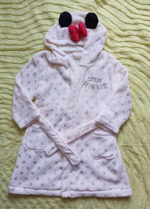 Халат минные маус 3-4 года george & disney