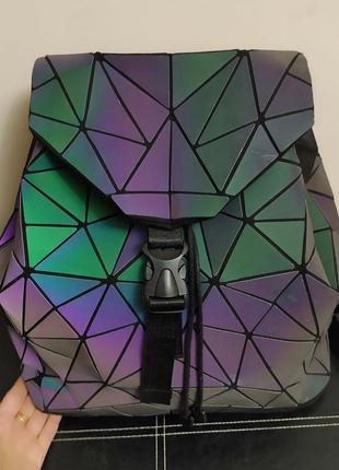 Рюкзак жіночий світловідбиваючий bao bao хамелеон6 фото