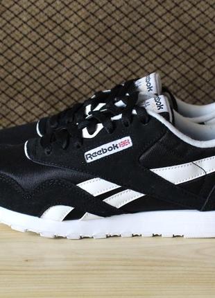 Кросівки reebok cl nylon fv4506 оригінал натуральна замша