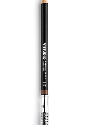 Пудовий карандаш для бровей зі щіткий / eyebrow pencil