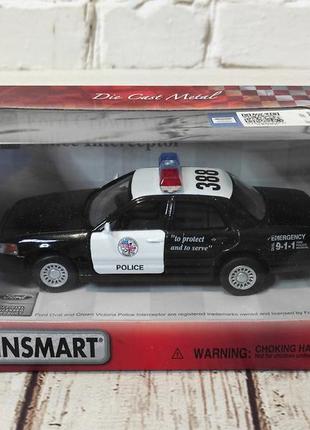 Коллекционная машинка kinsmart ford crown victoria police interceptor kt5327w ms4 фото