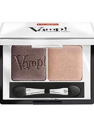 Тени для век pupa vamp! compact duo eyeshadow 004 - bronze amber (бронзово-янтарный)