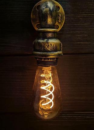 Настенная лампа/бра в стиле industrial loft/изделия из труб/ручная работа!