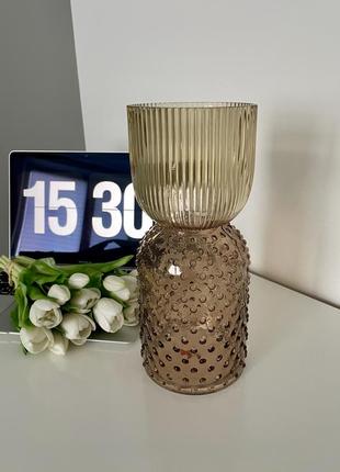 Стеклянная ваза1 фото