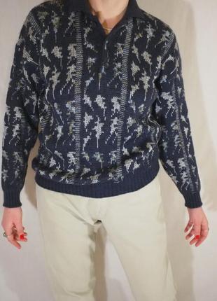 Вінтажний светр поло з 80-х stmichael 🧋8 фото