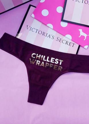 Трусики стринги victoria's secret1 фото