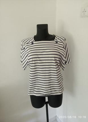 Футболка в смугу zara