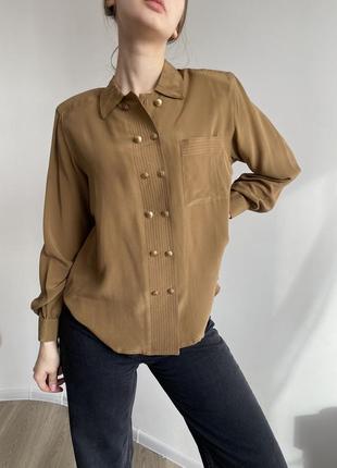 Блуза сорочка heather valley шовк3 фото