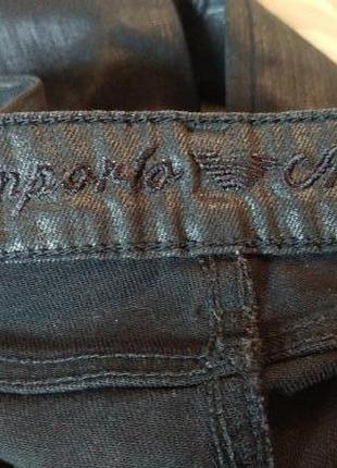 Красивые джинсы с напылением emporio armani8 фото