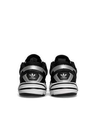 Жіночі текстильні сітка кросівки adidas astir originals black white, кеди адідас чорні. жіноче взуття6 фото