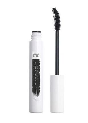 Туш для вій lumene nordic girl! eye dramatizer mascara volume and curl black, тестер