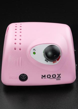 Фрезер для манікюру moox x800 на 50000 об./хв, 70 вт., рожевий3 фото