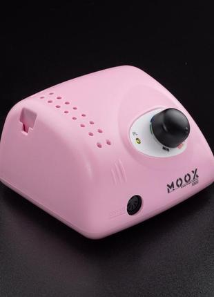 Фрезер для манікюру moox x800 на 50000 об./хв, 70 вт., рожевий2 фото