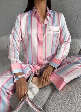 Шикарная шелковая пижама  victoria's secret