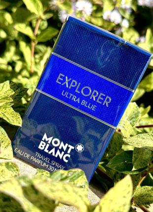 Парфюмированная вода montblanc explorer ultra blue