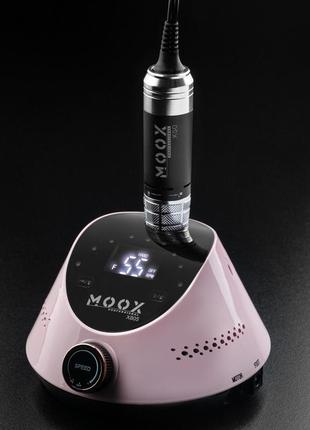 Фрезер для манікюру moox x805 на 55000 об/хв, 80 вт, рожевий