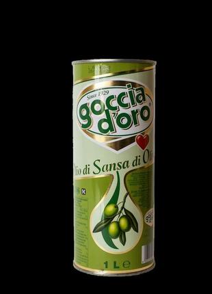 Оливкова олія для смаження - санса - goccia d´oro sansa -1 л (італія) - оригінал код/артикул 191 80032500001292 фото