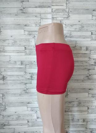 Женские короткие спортивные шорты красные5 фото