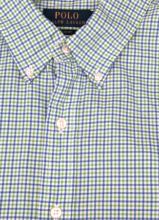 Ralph lauren брендовая рубашка размер л| slim fit3 фото