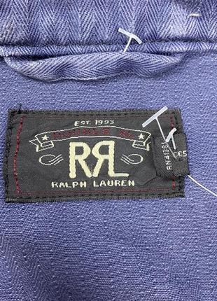 Ralph lauren rrl double rl women вінтажна джинсова куртка8 фото