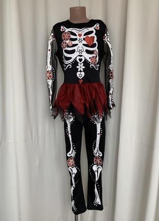 Скелет скелетик девочка комбинезон карнавальный книга жизни2 фото