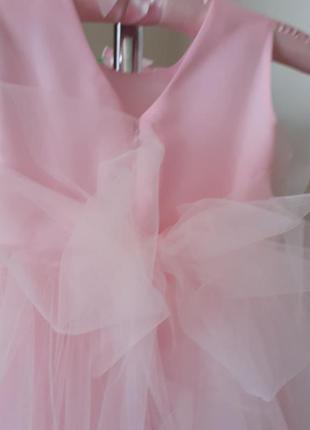 Святкова сукня рожева пудра.2 фото