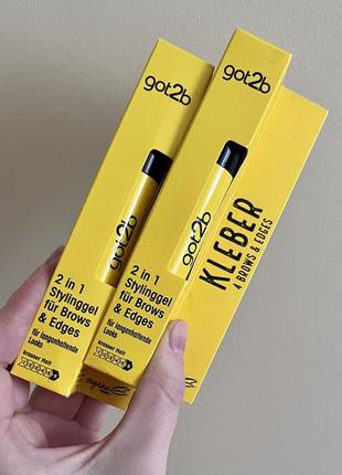 Гель для бровей schwarzkopf got2b glued 4 brows &amp; edges - гель для бровей, 16 мл1 фото