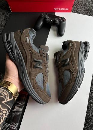 Молодежные стильные мужские кроссовки new balance 2002 r, брендовые мужские кроссовки, летние кроссовки